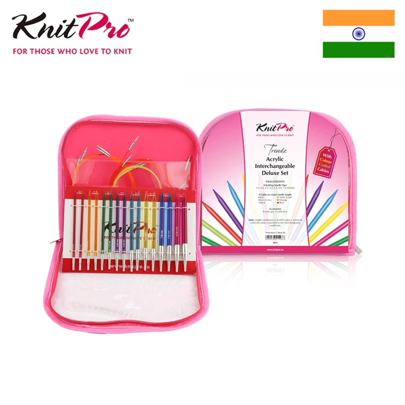 Набор акриловых сменных игл Knitpro Trendz (8 пар)|Швейные инструменты и аксессуары| |