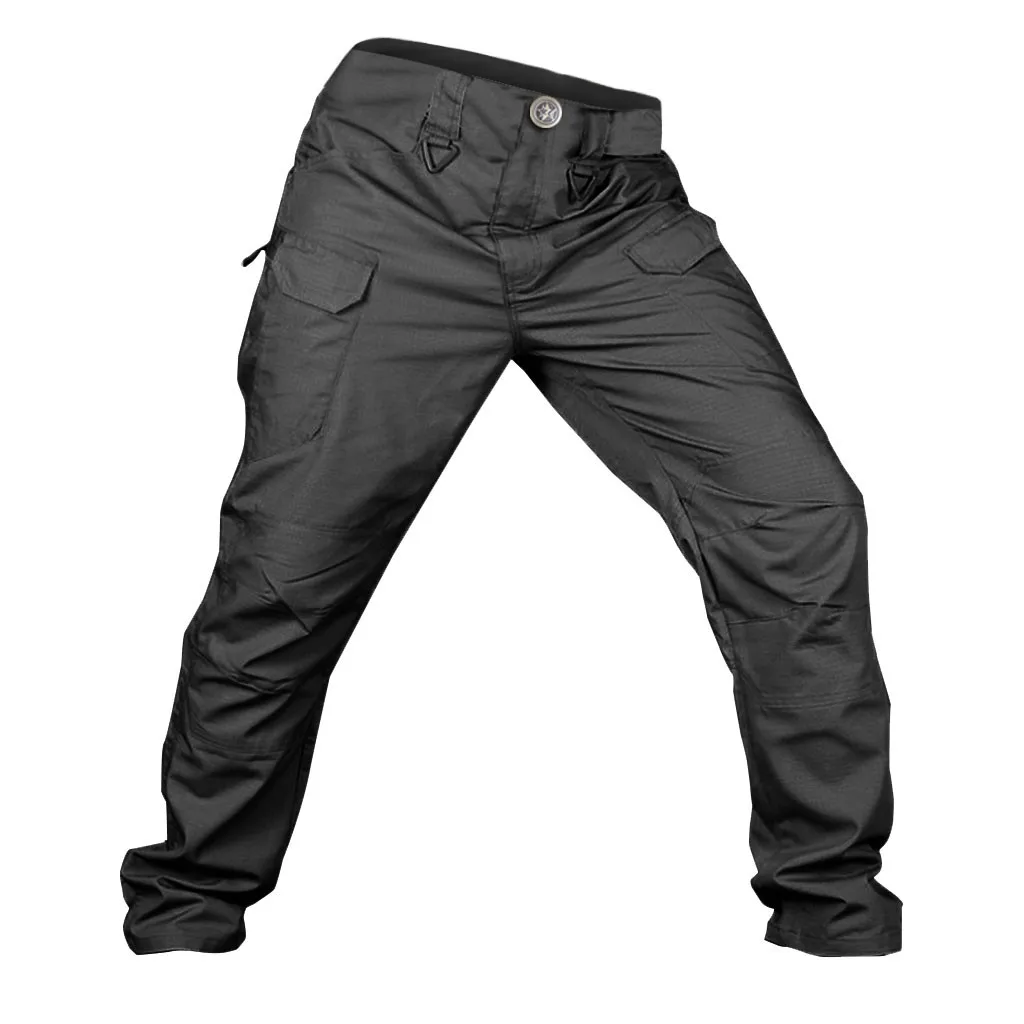 SAGACE мульти-карманные Анти-Царапины порезы брызгозащищенные многофункциональные тактические брюки для улицы сплошной цвет свободные хорошее качество
