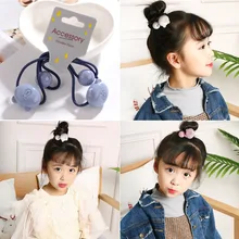 Стиль, Южная Корея, Детская простая повязка на голову с мультяшным животным, набор для девочек, повязка на голову, фрикадельки, аксессуары для волос, головной убор