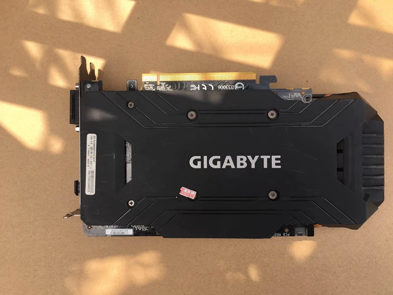 Видеокарта GIGABYTE GTX 1060 3GB для видеокарты nVIDIA Geforce GTX1060 OC GDDR5 192Bit Hdmi Videocard CardsGV-N1060WF2OC