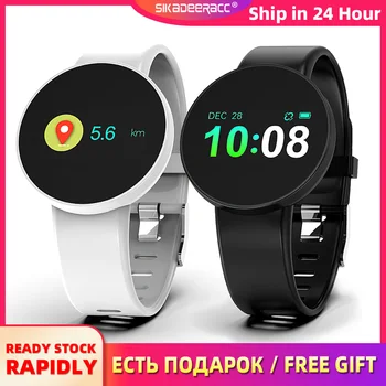 

Smart Watch Sports Tracker Women Men Blood Pressure Heart Rate Monitoring For Android Step Counter IP68 Waterproof Wristband