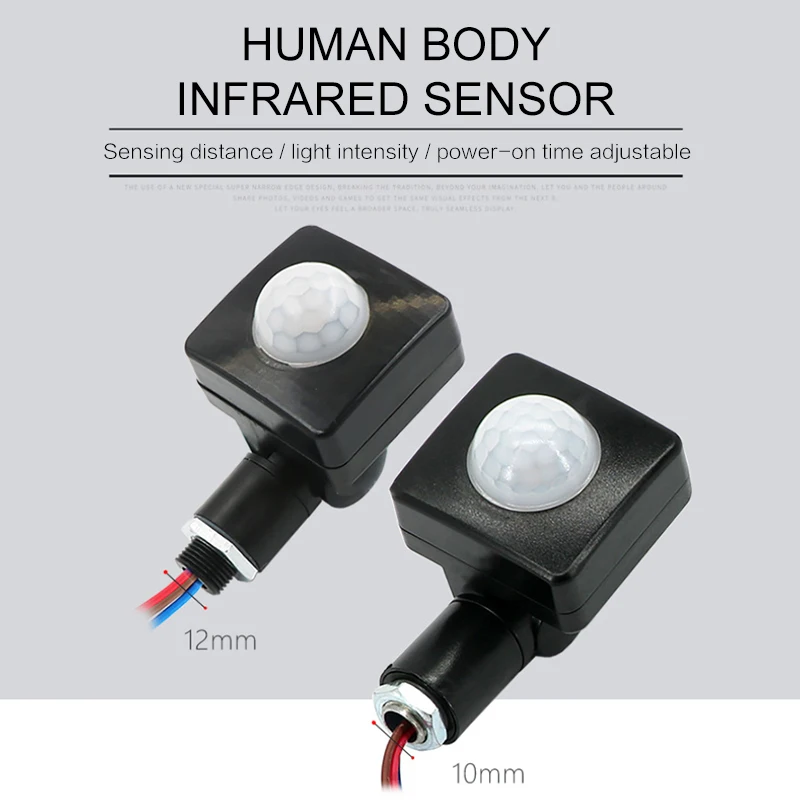 Tanie Mini czujnik podczerwieni ludzkiego ciała ultra-cienki przełącznik czujnikowy korpusu podczerwieni