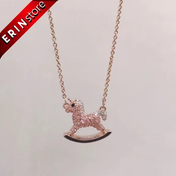 

ERIN High quality SWA new cute horse shaped Necklace