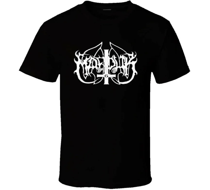 Marduk Death черная рубашка с логотипом из тяжелого металла белая футболка Мужская