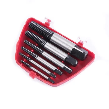 

Broken Bolt Screw Extractor W/ storage box Accessories Supplies 5pcs Damaged Tool