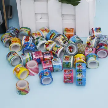 

10 PCS/Pack Mini Colorful Masking Washi Tape DIY Decor Adhesive Sticker Cartoon Diary School Office Supply