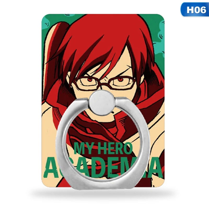 Аниме Мой герой школа косплей реквизит аксессуары Midoriya Izuku Bakugou Todoroki Вращающийся Кронштейн для мобильного телефона кольцо Пряжка - Цвет: 6