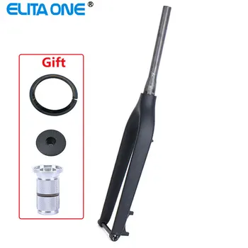 

ELITA ONE MTB Carbon fibre Fork 29er hard front fork disc brake Mountain Bikes fork Thru Axle 15mm Suitable disc