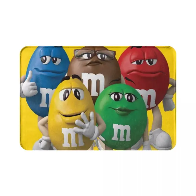 M&M Crew (Nagyméretű) S Ajtó-Szőnyeg Szőnyeg Lábfürdő Fürdőszőnyeg Nem Csúszás Wc-Vel Erkély Szalon Abszorbens Por Eltávolítása - Image 2