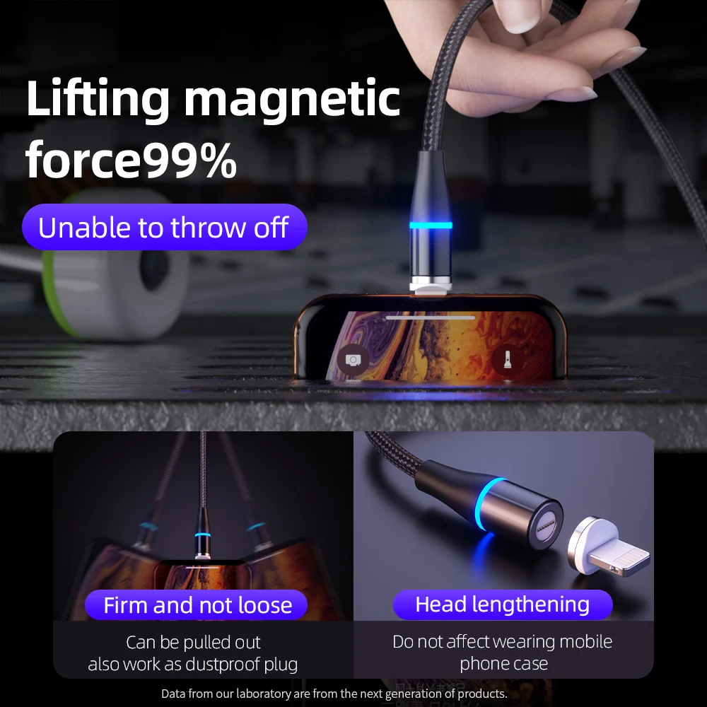 Магнитный Micro USB кабель TEAEGG 3А для iPhone, Android, мобильных телефонов, быстрая зарядка, кабель usb type C, шнур зарядного устройства, свежий