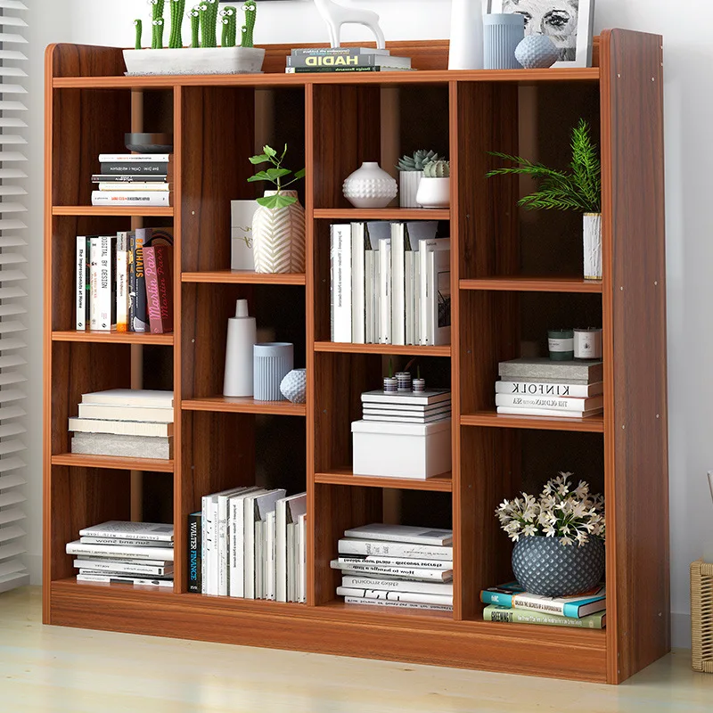 

VIP Bookcase Bookshelf Modern Minimalist Floor Storage Shelf Multi-functional Creative Small Bookcase Economic Province Space Bo