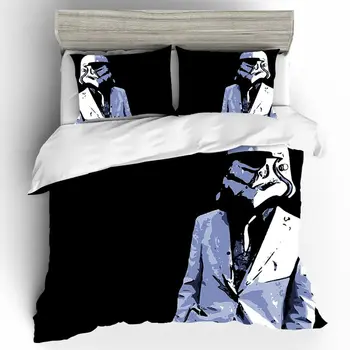 

star war Bedding Set Duvet Cover Bed Sheets And Pillowcases Set Home Textile King Size Custom Bedding Sets Dropshipping