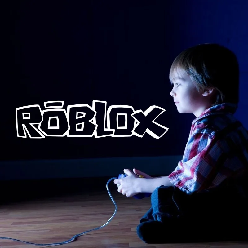 Roblox, игровая ручка, наклейка на стену, видео игра, игровая комната, наклейка для геймера, виниловые наклейки на стены, Декор, фреска, видео игра, автомобильная наклейка