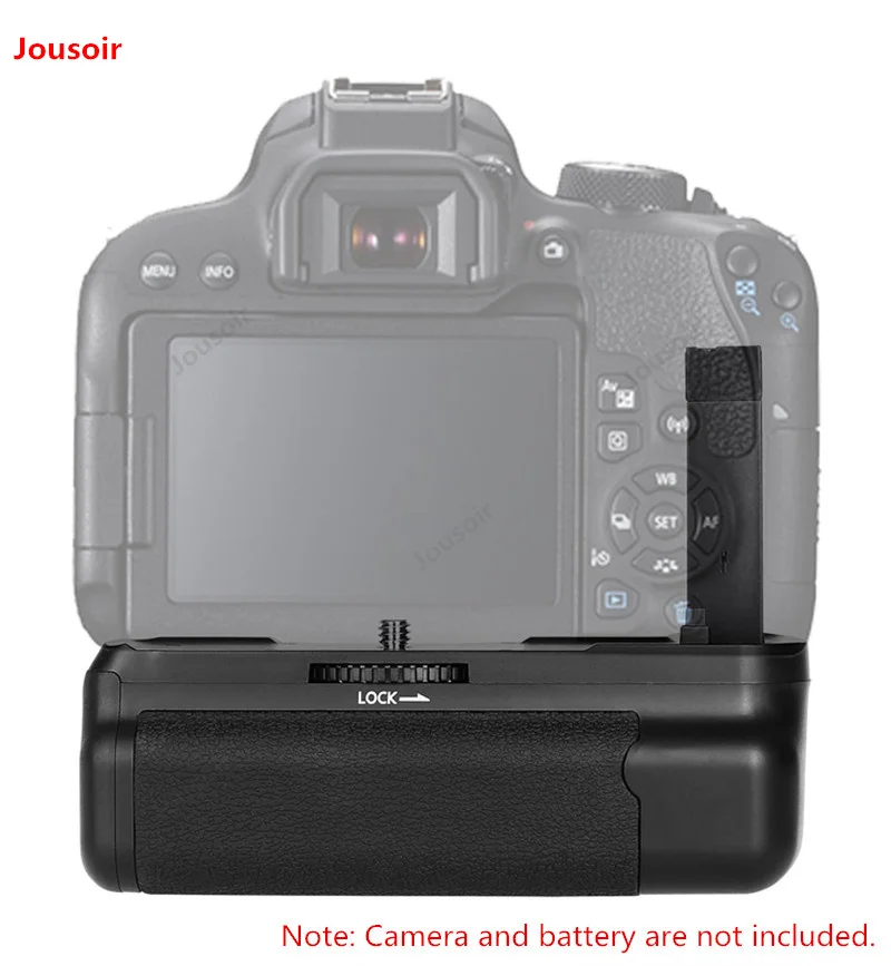 Вертикальная Батарейная коробка для C Eo 800D77D/T7I SLR ручка для фотоаппарата пульт дистанционного управления CD50 T07