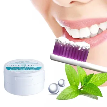 

Mint Teeth Whitening Powder Toothpaste Dental Tools White Teeth Cleaning Oral Hygiene Toothbrush Gel Remove Plaque Stains 50g