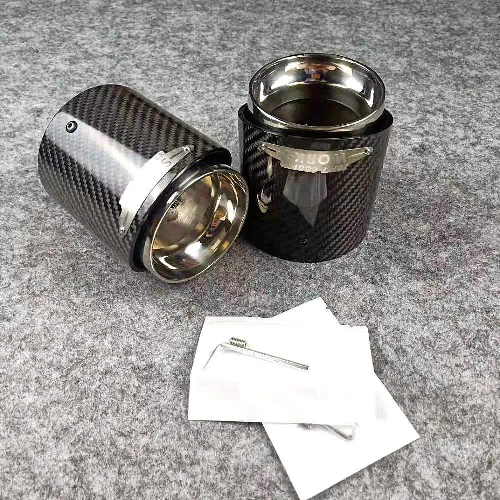 Один шт автомобильные выхлопные трубы из углеродного волокна для mini cooper F54 F55 F56 F57 F60 R55 R56 R57 R58 R59 R60 R61