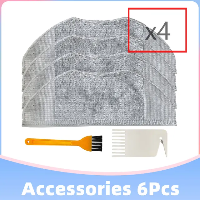 Replacement Main Side Brush Cover Hepa Filter Mop for Xiaomi Mijia Mi Robot Vacuum-Mop Essential G1 MJSTG1 Cleaner Skv4136gl Set G