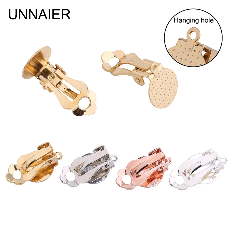 

UNNAIER 10/Pack Frog Sling Ear Clip Invisible Pain Relief Ladies Ear Clip DIY Jewelry Accessories Earrings Non-pierced Earrings