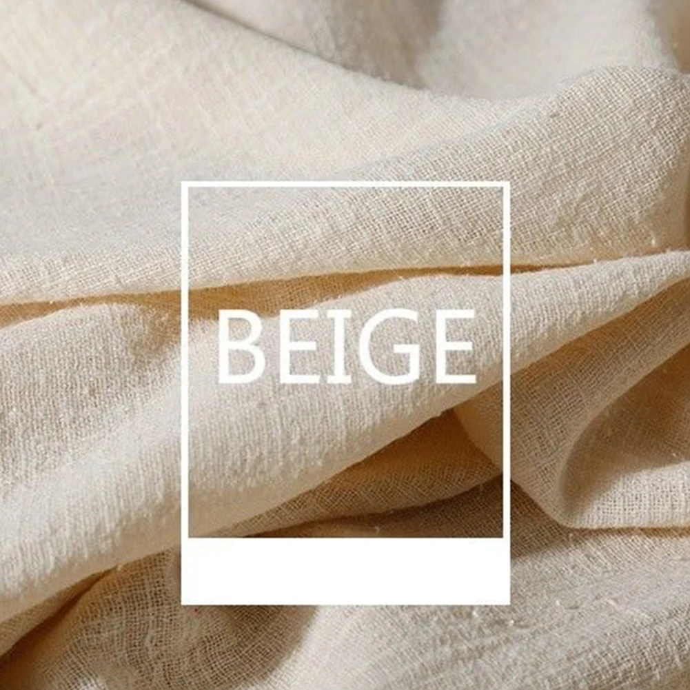 

130x100cm Soft Cotton Linen Fabric Patchwork Sewing Textile DIY Clothing Handmade Linen Cloth Craft Curtain Cloth