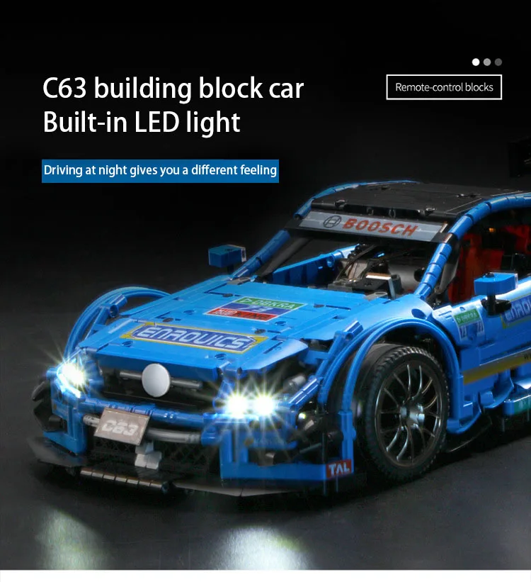 

MERCEDES-BENZ AMG C63 car model building block toy