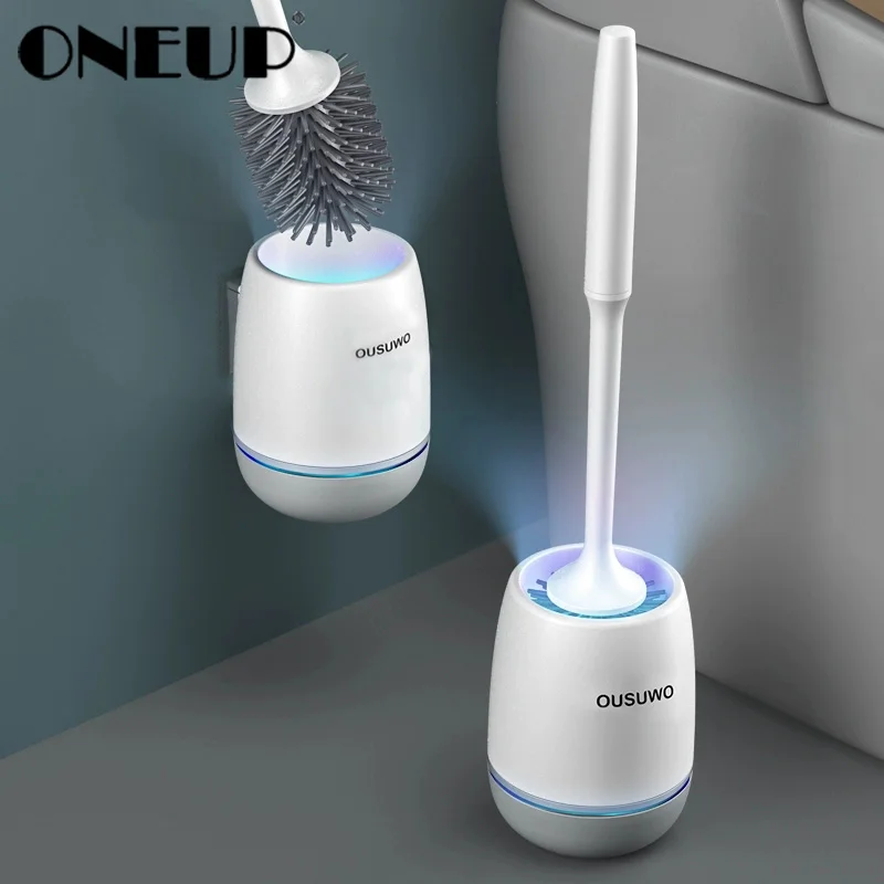 ONEUP TPR мягкая насадка для туалетной щетки Настенная или напольная домашняя щетка