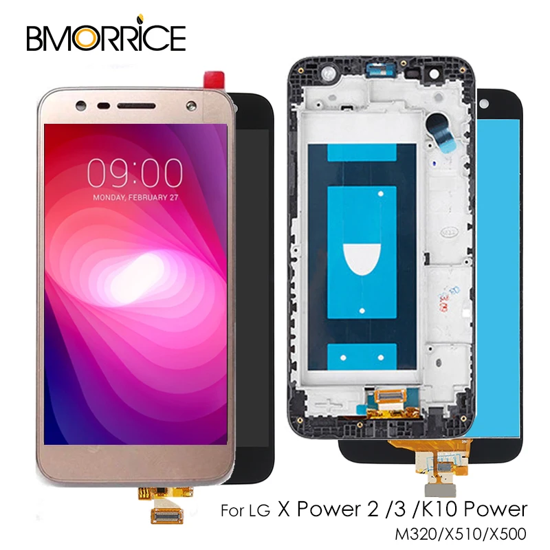 Для LG X power 2/K10 power/X 3 M320TV M320 M320F M320N X510WM X500 ЖК дисплей сенсорный экран дигитайзер для