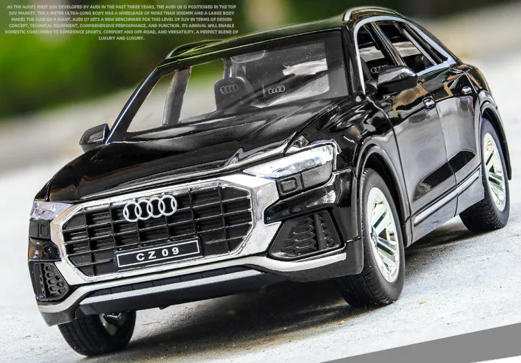 Diecast 1:24 Collection Model Cars Alloy Metal Toy Cars For Children mkd2 Engineering Vehicle Q8 SUV