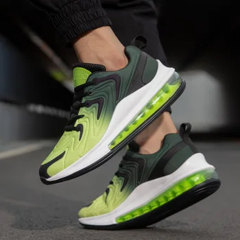 

Full Air Cushioning Men Running Shoes 2020 Breathable Four Season Men Shoes High Quality Male Sneakers Outdoor Sport Trainers 46