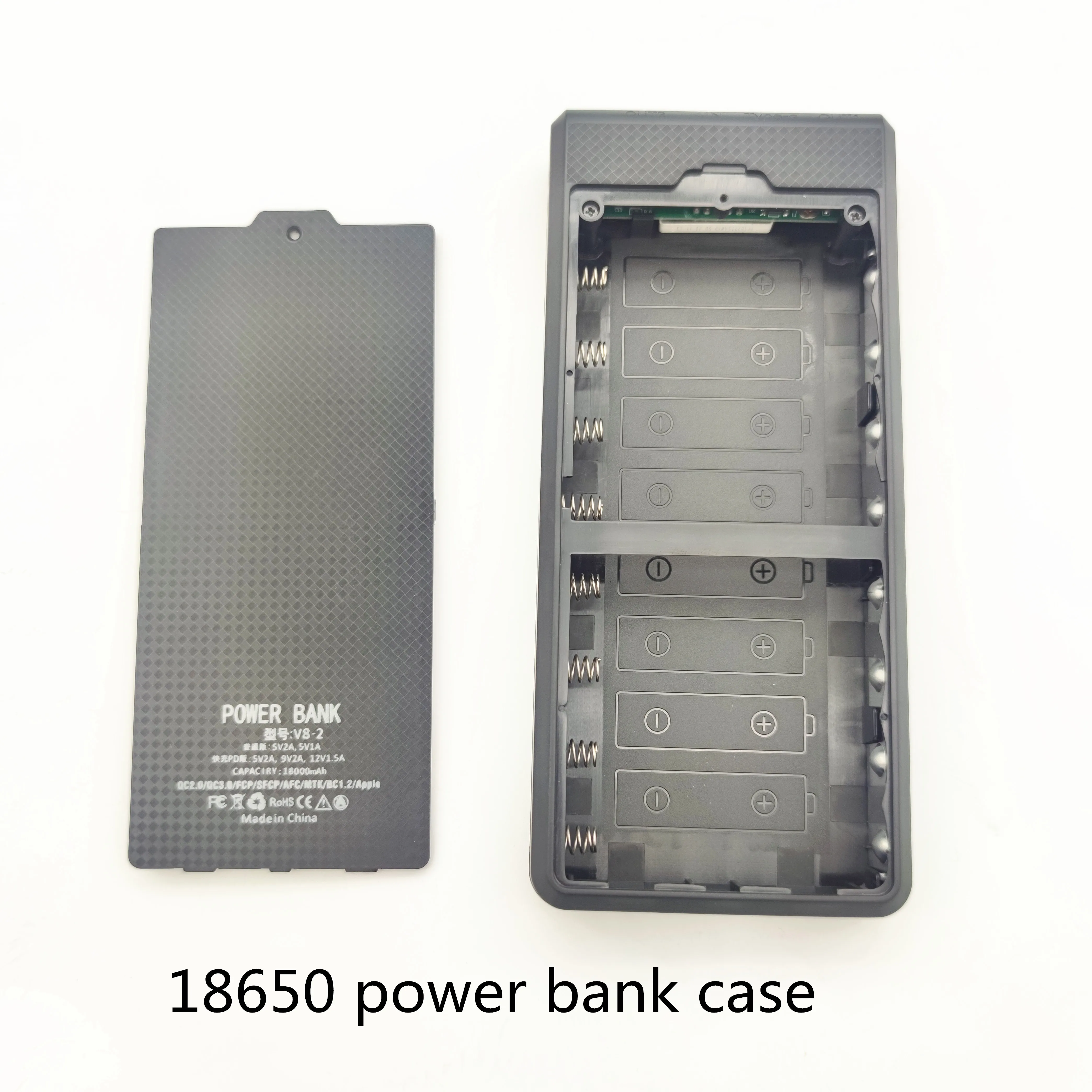 Внешний аккумулятор 18650 Чехол Diy QC3.0 5В 9В 12В держатель для аккумулятора быстрое