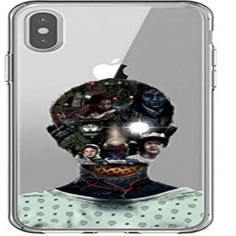 TPU Для iphone 6 7 8 чехол tv Stranger Things Мягкий силиконовый чехол для телефона iphone 11 11Pro X XS Max XR 7Plus 8Plus 6SPlus 5s SE - Цвет: TPU