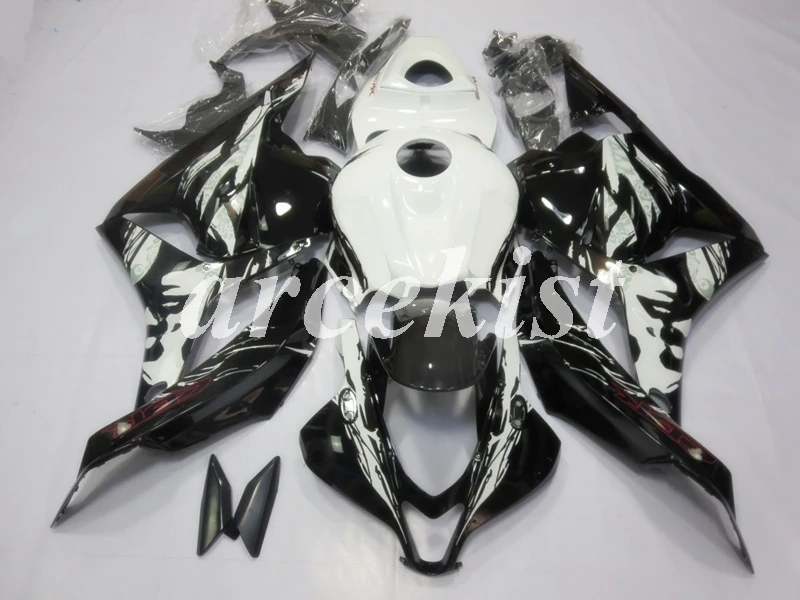 4 подарки литьевая Форма ABS Полный обтекатели Подходит для HONDA CBR600RR F5 2009 2010 2011 2012 09 10 11 12 набор кузова белый черный