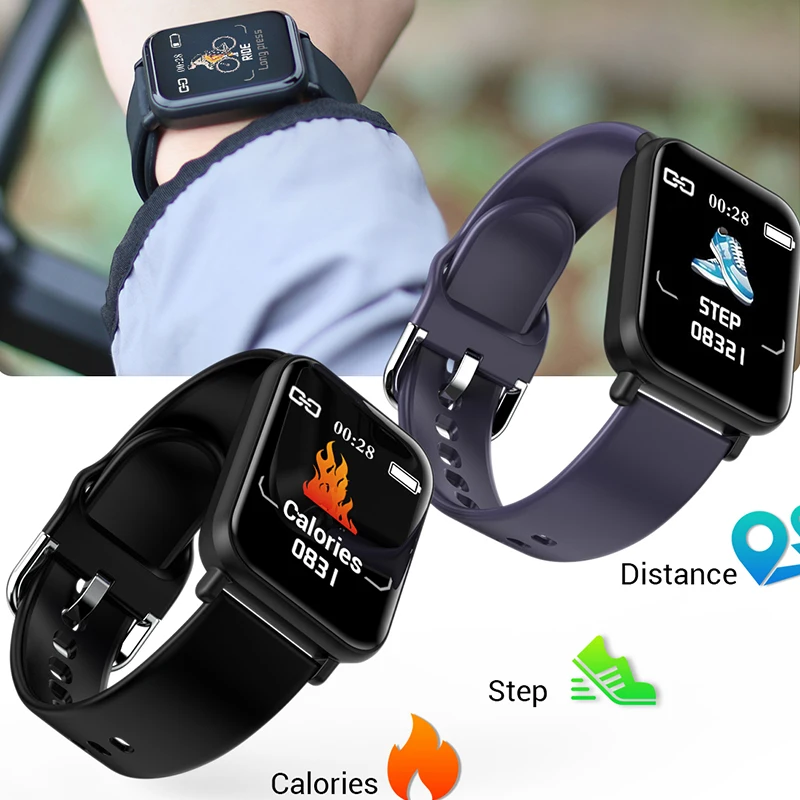 R16 спортивные Смарт-часы es IP68 Водонепроницаемые iphone телефон Smartwatch монитор сердечного ритма кровяное давление женские мужские Смарт-часы PK B57