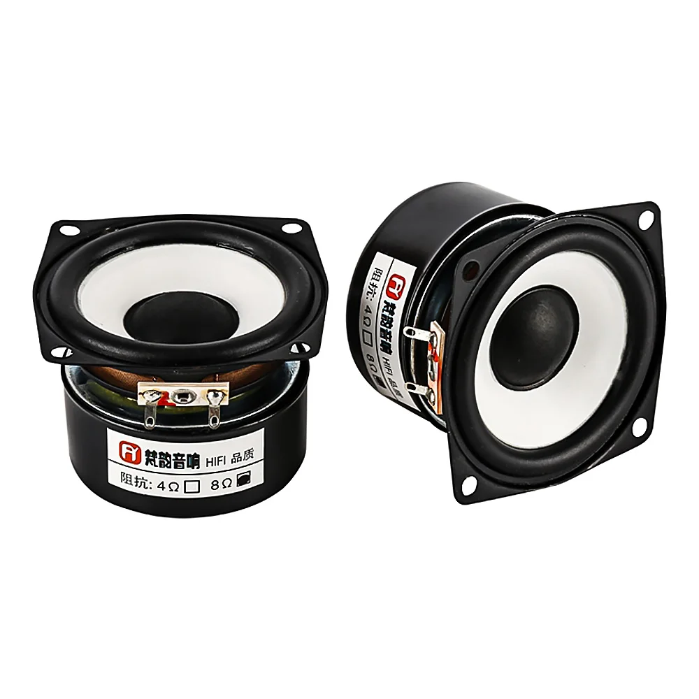 AIYIMA 2 шт 2,5 дюймов полный спектр Hifi динамик колонка 4 8 Ohm15W Звук Музыкальный усилитель динамик драйвер домашний кинотеатр громкий динамик