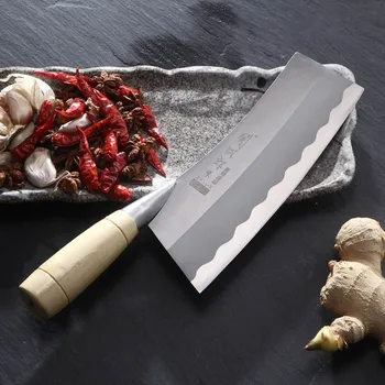 

Square Head Kitchen Alloy Steel Rooftop Ultra Thin Light Slicing Knife Household Multifunctional Cooking Tool Cut Meat Knives