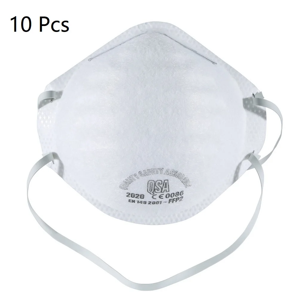 

10 Pcs Anti Influenza Respirator Non-woven Masks Anti-Fog FFP2 Round Mask Dust Mask Anti Pm2.5 Face Adults and child mask
