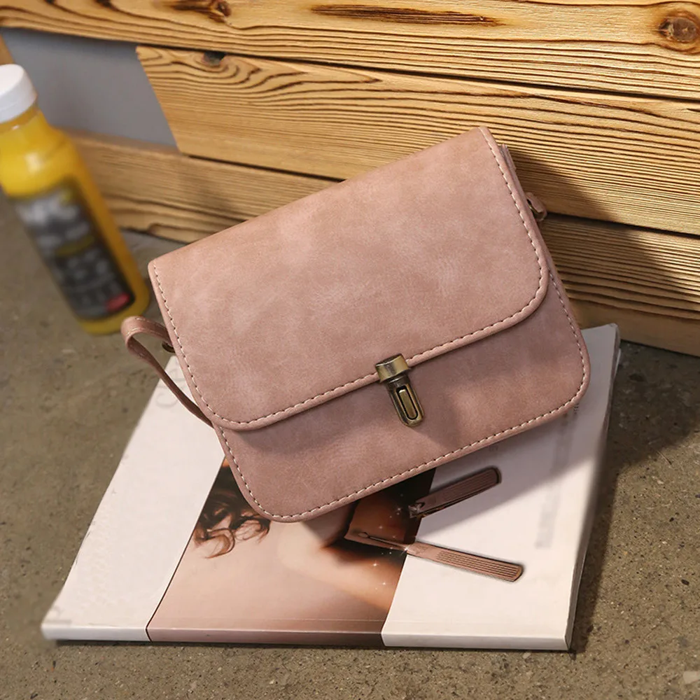 Женская сумка через плечо, бренд, новинка, с клапаном, из искусственной кожи, мини-сумка,, женская сумка, сумка для покупок, кошелек, сумка через плечо,# YJ - Цвет: Pink