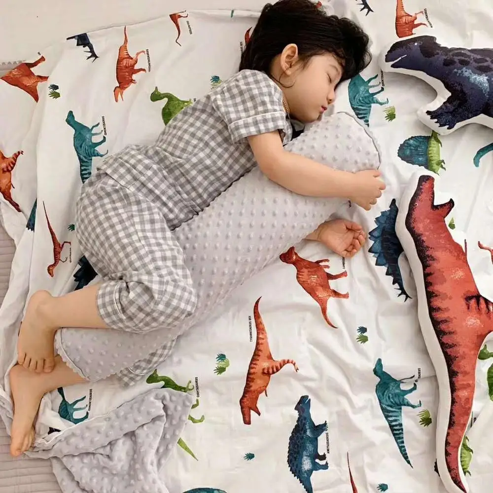 Детский бампер кровать коса узел валик Подушка окруженный для младенца Bebe защита для кроватки Детская кроватка бампер декор комнаты мальчик девочка кровать вокруг - Цвет: Gray