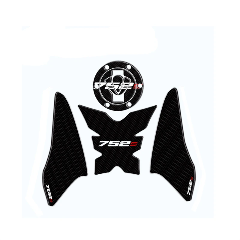 NEW carbon fibre Motorcycle Fuel Tank Pad Protector Decal Sticker Case