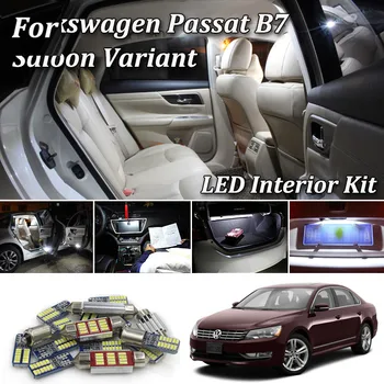 

17Pcs White Canbus led Car interior lights Kit for Volkswagen VW Passat B7 Sedan Variant version Estate ( 365 ) ONLY