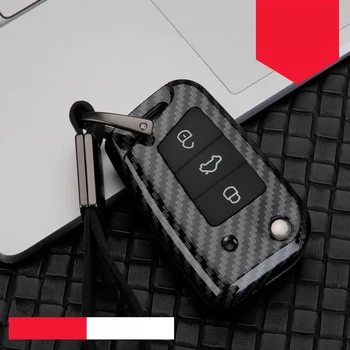 

Car Key Case Cover Protection For VW Golf Bora Jetta 7MK7 Passat Skoda Octavia Combi A7 A5 Fabia SEAT Ibiza Leon POLO Golf