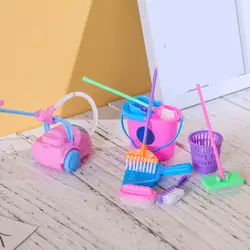 9 шт. моделирование кухонный инструмент для уборки дома пол метла игрушка раннее развитие ребенка игрушка Интерактивная ролевая работа по