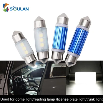 

C5W 3030 Car LED Bulbs Canbus 31MM 36MM 39MM 41MM NO ERROR 3SMD White Car LED Interior dome lamp Festoon Light Bulbs 12V