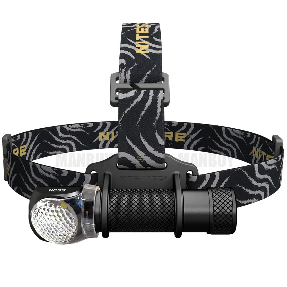 

NEW NITECORE HC33 Headlamp+ Diffuser Cold White 1800LM CREE XHP35 HD LED Headlight Waterproof Torch Camping Travel Free Shipping