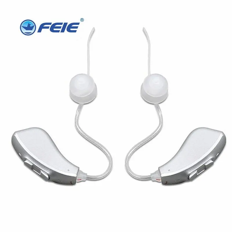 New Rechargeable Digital Hearing Aid Severe Loss 6 Channel Ear Aids High Power Amplifier Sound Enhancer For Deaf Elderly 1 Pair 5