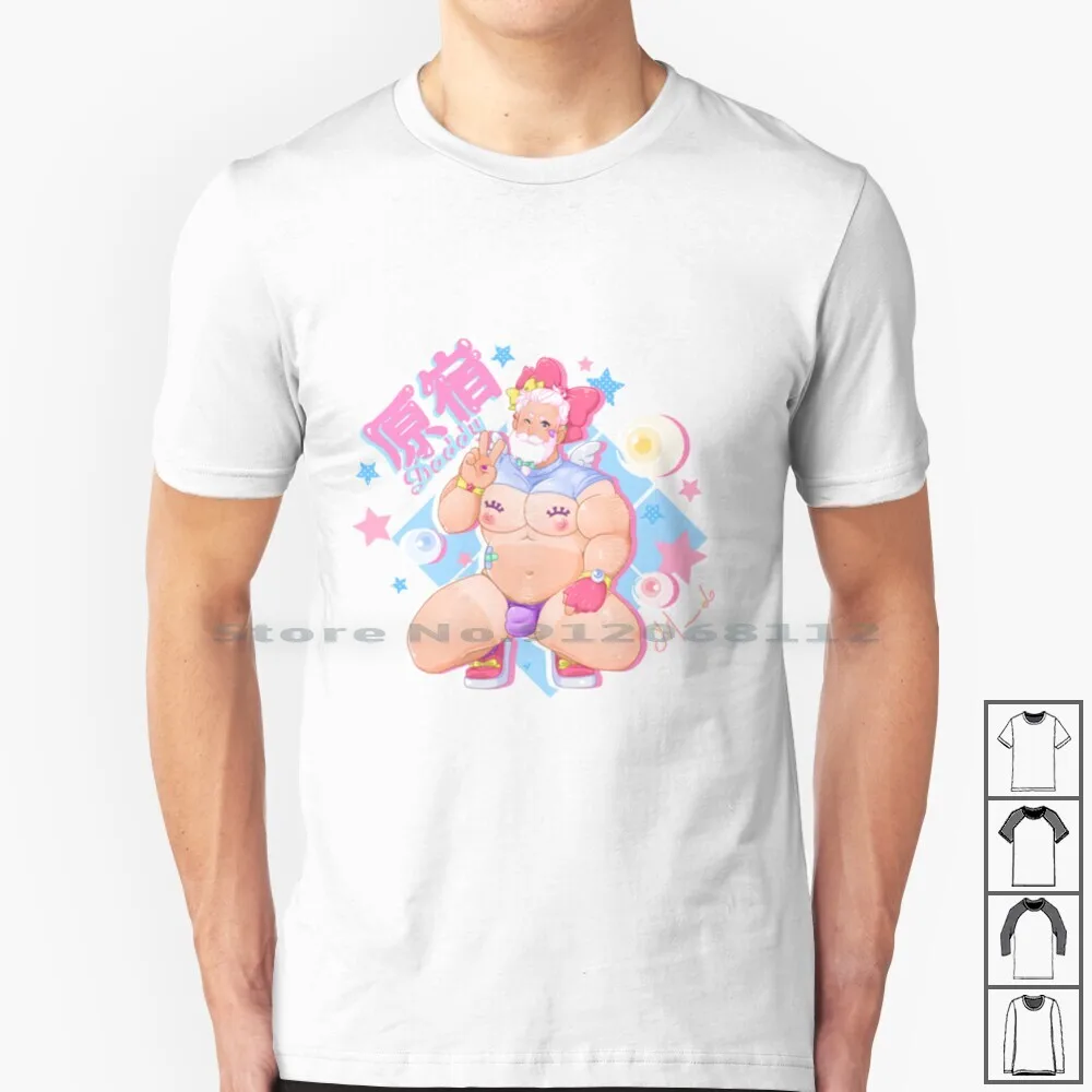 Футболка в стиле Харадзюку 100% хлопок оригинальное искусство гей бара Nsfw милый