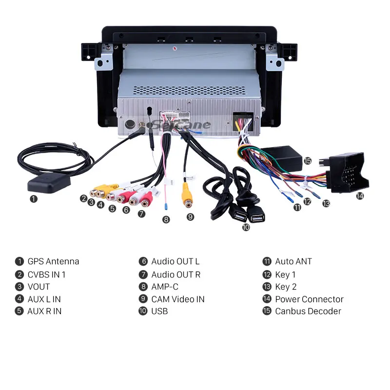Seicane 9 &quotавтомобильное радио GPS Android 1 для 1998 2006 BMW M3/3 серии E46/2001 2004 мг головное