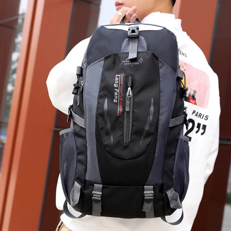 Litthing Waterproof Backpack Hiking Bag Cycling Rucksack Laptop Backpack Men Women Travel Outdoor Bag
