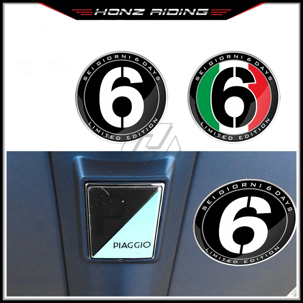 Per Vespa Series 2 Sei Giorni Gts 300 250 300Ie Sprint 50 150 Accessori Per Scooter Numero 6 Adesivo