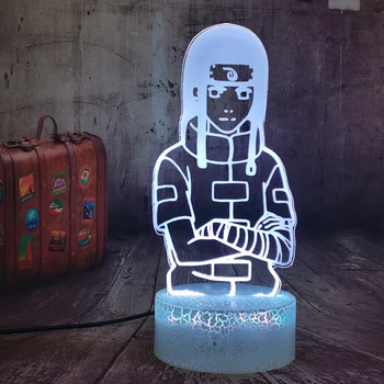 

3D Uzumaki Naruto Hyuga Neji Light 7 Color Touch Table Lamp Auto Flash Multicolor RGB Home Decor USB Atmosphere Christmas lamp