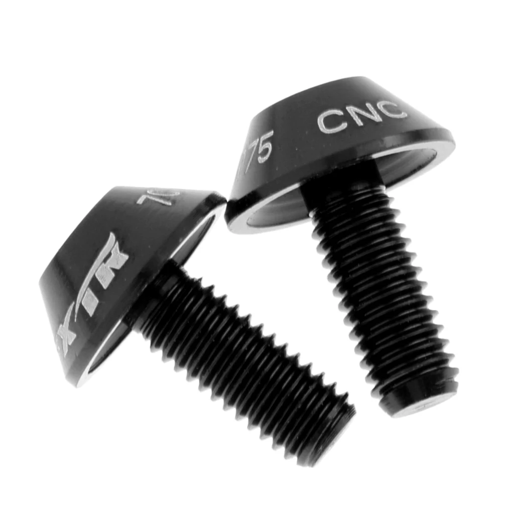 6 Pieces Bicycle Cycle Water Bottle Cage Bolts M5 x 12mm Screw Alloy Can be Applied to Most Bikes